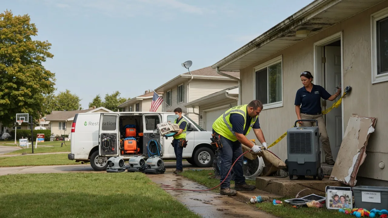 Water Damage Restoration in Yorktown, IN near me